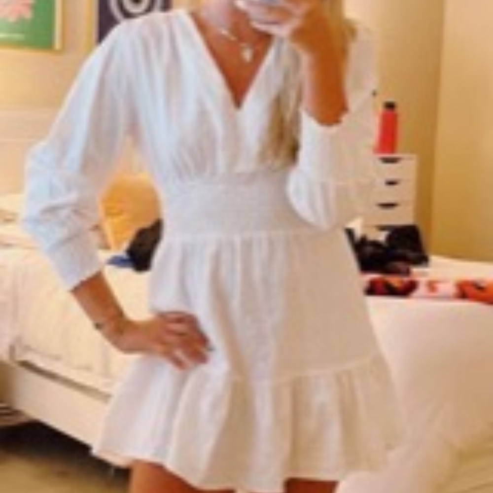 White Zara dress